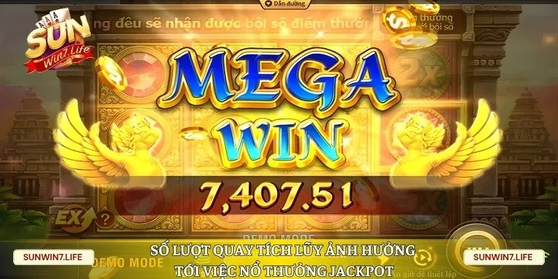 Số lượt quay tích lũy ảnh hưởng tới việc nổ thưởng Jackpot