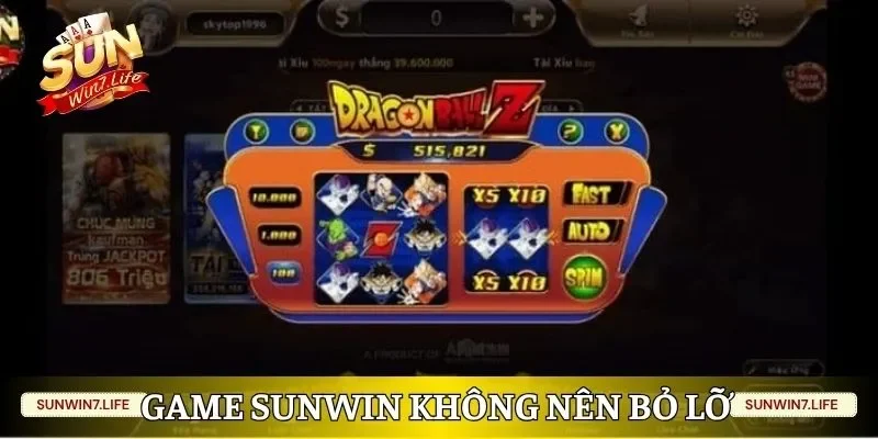 Top các game không nên bỏ lỡ tại Sunwin 